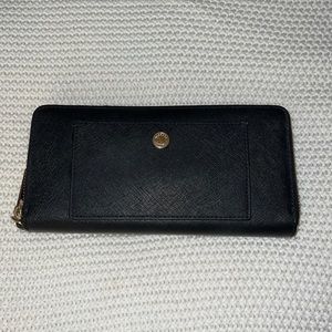 Black Michael Kors Leather Wallet White Interior